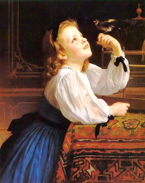 Child with Bird by Artwork