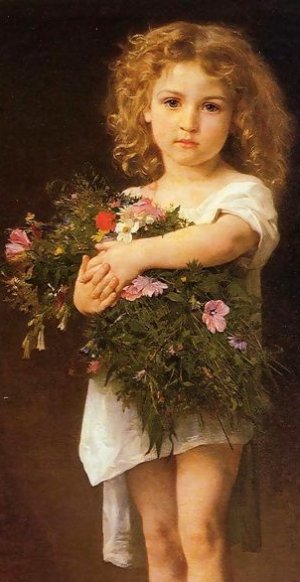 Child With Flowers by Artwork