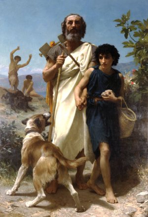 Homer and His Guide by Artwork