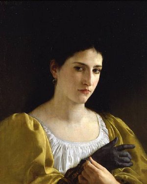 Lady With Glove by Artwork