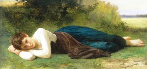 Le Repos also known as Jeune Fille Couchee by Artwork