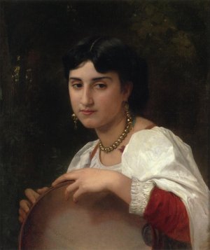 L'Italienne au tambourin (also known as Italian Woman with Tambourine) by Artwork