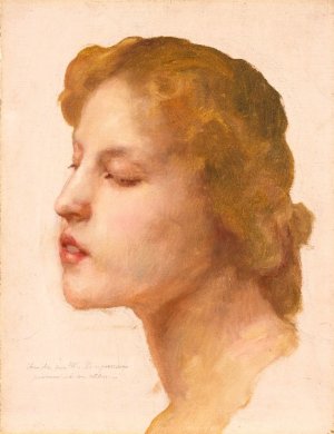 Study of a woman's head by Artwork