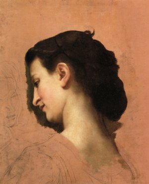 Study of a Young Girl's Head by Artwork