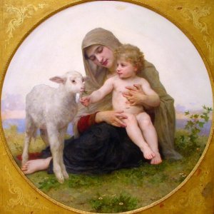 Virgin and Lamb by Artwork