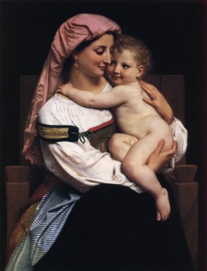 Woman of Cervara and Her Child by Artwork