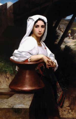 Young Italian Woman Drawing Water by Artwork