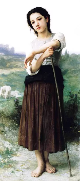 Young Shepherdess Standing